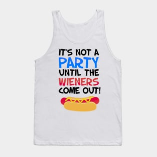 Hot Dog Party Tank Top